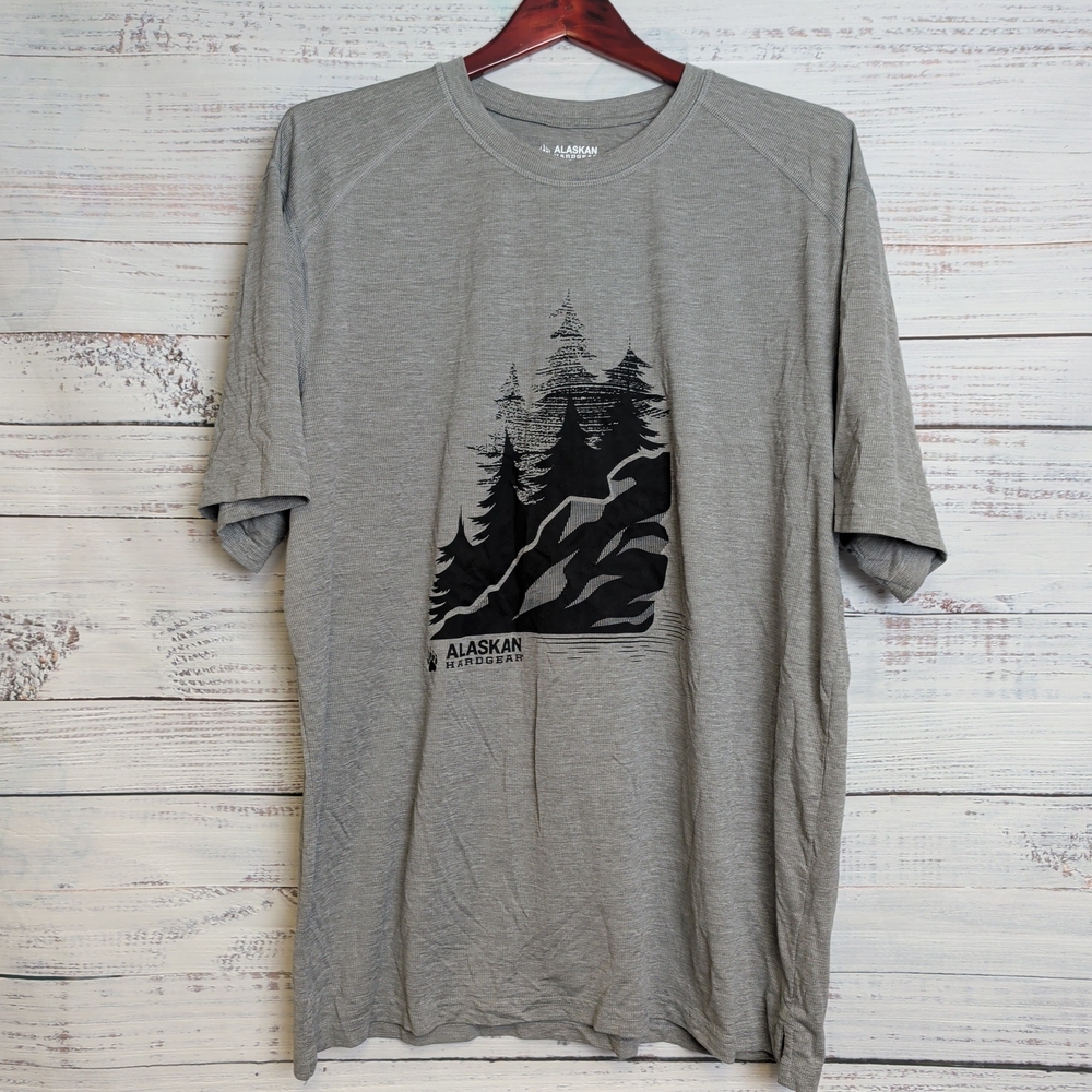 Alaskan Hardgear By Duluth Gray Shirt Men Large Workwear Workout Hiking Climbing